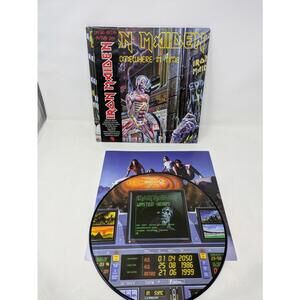 Iron Maiden Somewhere in Time LP Vinyl Record 2013 Limited Edition Picture Disc